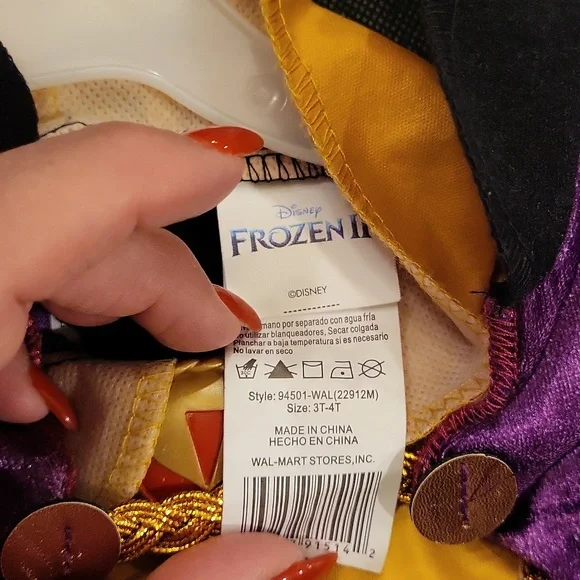 NWT Disney Frozen II Anna Costume 3T/4T - Picture 8 of 13